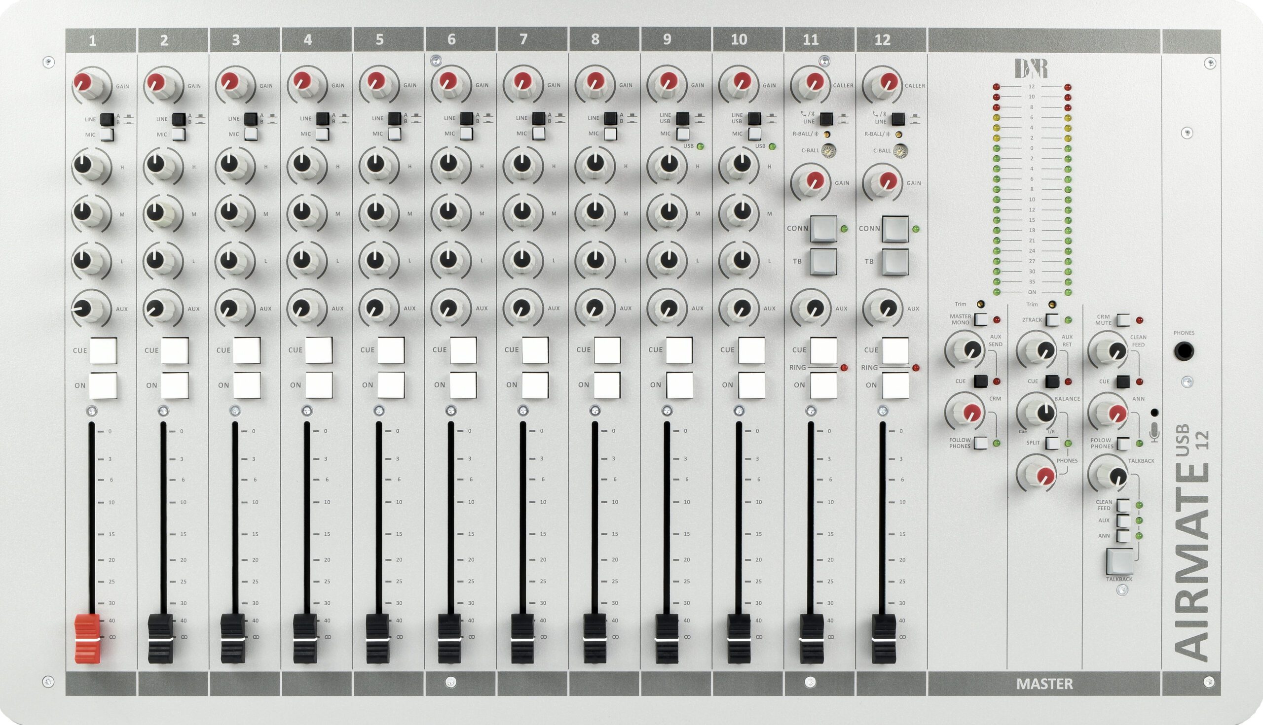 D&R Airmate-12-USB Broadcast Mixer