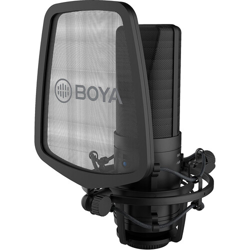 BOYA BY-M1000 Large-Diaphram Multi-Pattern Condenser Studio Microphone - Image 7